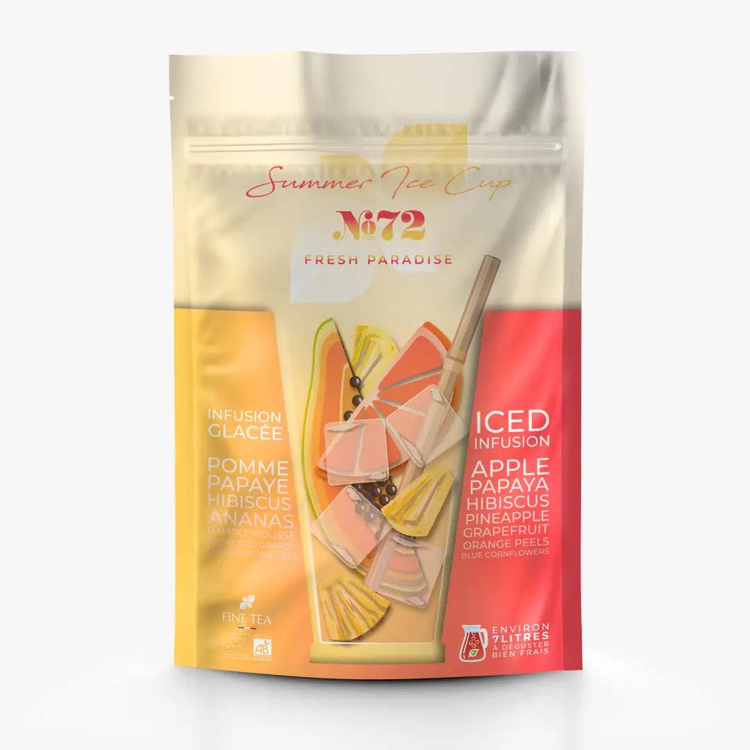 N°72 - Fresh Paradise - Infusion glacé Pomme Papaye BIO